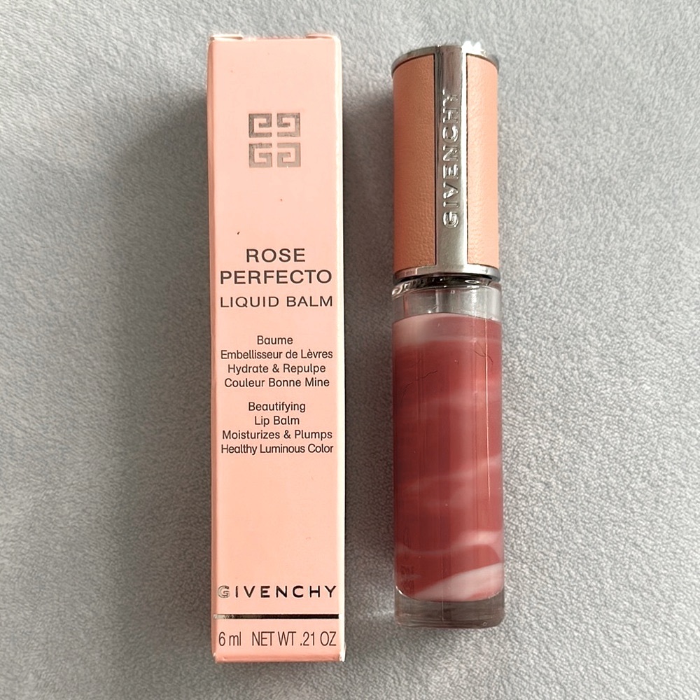 🎨 GIVENCHY | ROSE PERFECTO HYDRATING TINTED LIP BALM & GLOSS